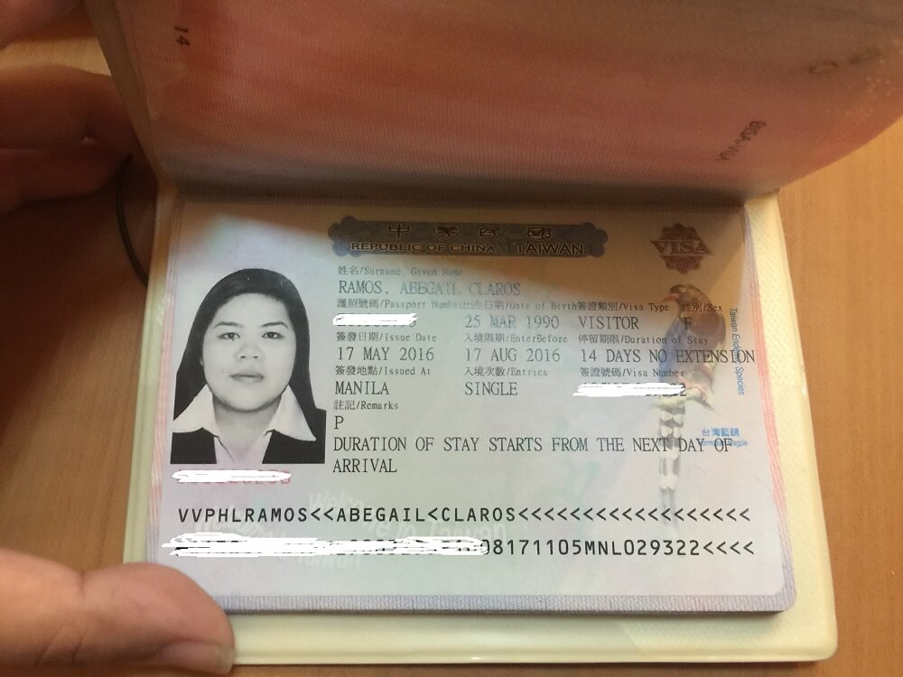 dịch vụ làm visa Đài Loan