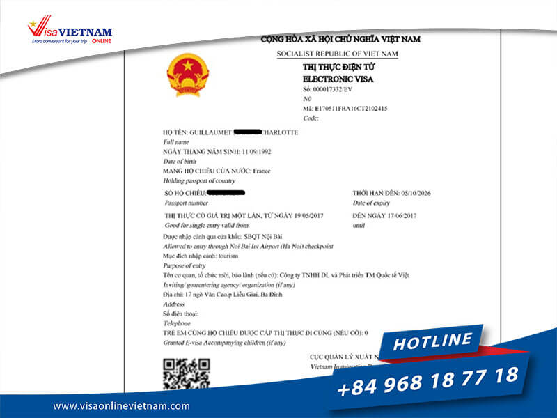 Vietnam e-Visa for foreigners in Malaysia