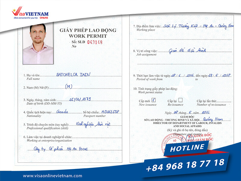 What are requirements of Vietnam visa from Thailand?